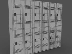 locker 3D Model