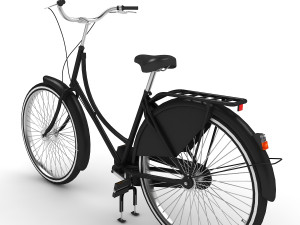 azor european city bicycle Model 3D
