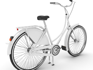 azor european city bicycle Modelo 3D