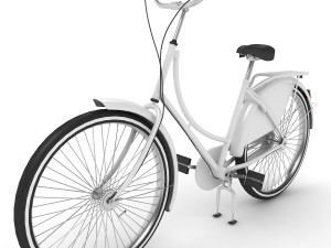 azor european city bicycle Modelo 3D