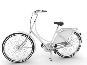 azor european city bicycle Modelo 3D