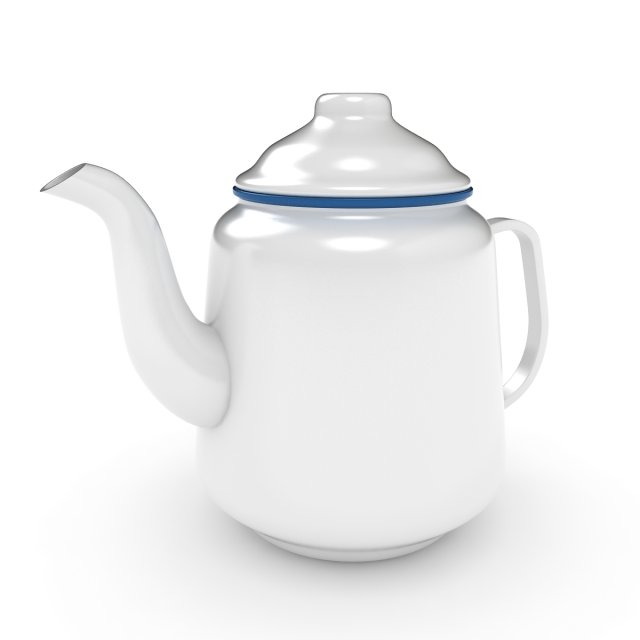 tea teapot Model 3D .c4d .max .obj .3ds .fbx .stl .blend 