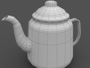 tea teapot Model 3D