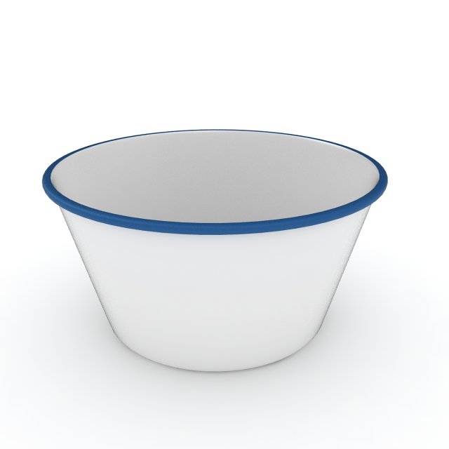popcorn bowl Modelo 3D .c4d .max .obj .3ds .fbx .stl .blend 