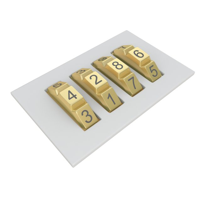 code lock 3D Model .c4d .max .obj .3ds .fbx .stl .blend 