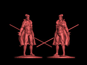gambit gambito x-men 3D Print Model