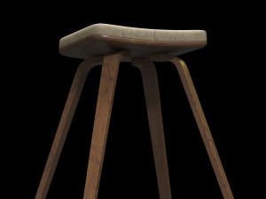 counter stool Model 3D