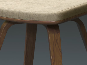 counter stool Model 3D