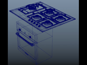 estufa - stove 3D Модель