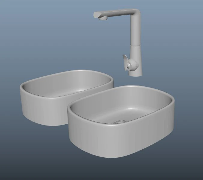 dishwasher 3D Model .c4d .max .obj .3ds .fbx .stl .blend