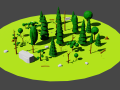 Low Poly Trees Pack All seasons 3Dモデル