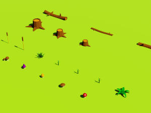 Low Poly Trees Pack All seasons 3Dモデル