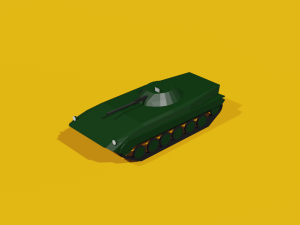 Low Poly Soviet Military Vehicles Pack 3D Модель