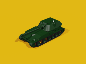 Low Poly Soviet Military Vehicles Pack 3D Модель