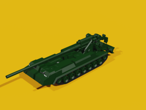 Low Poly Soviet Military Vehicles Pack 3D Модель