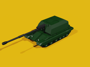 Low Poly Soviet Military Vehicles Pack 3D Модель