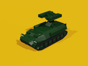 Low Poly Soviet Military Vehicles Pack 3D Модель