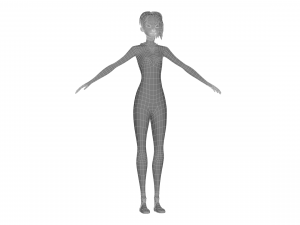 gwen stacy - into the spider-verse suit and school uniform 3D 模型