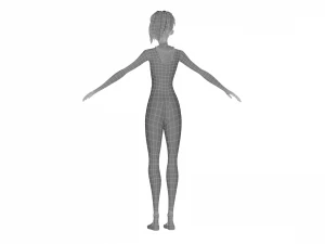 gwen stacy - into the spider-verse suit and school uniform 3D Model