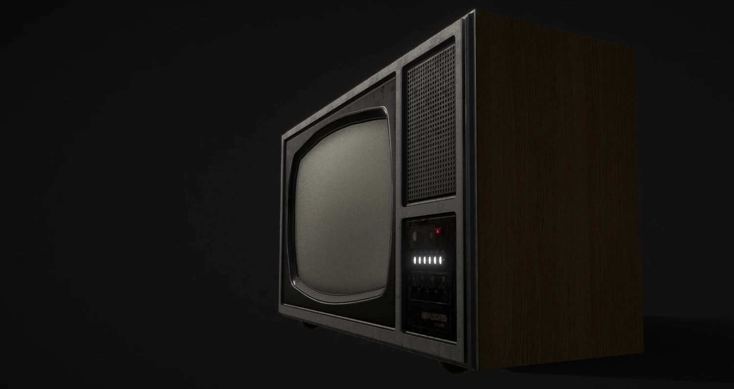 old tv 3D Model .c4d .max .obj .3ds .fbx .stl .blend 