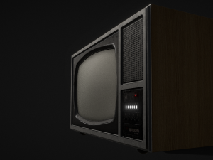 old tv 3D 모델