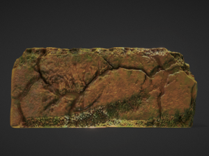 old brick destroy 3D 모델
