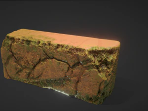 old brick destroy 3D Model