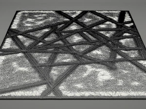 realistic carpet 001 3D Model