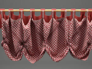 realistic curtain 001 3D Модель