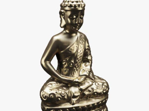 gautama buddha statue 3D Model