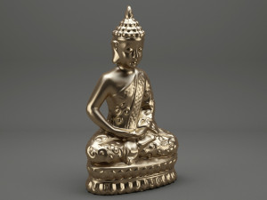 gautama buddha statue 3D 모델