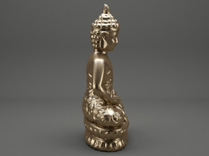 gautama buddha statue 3D 모델
