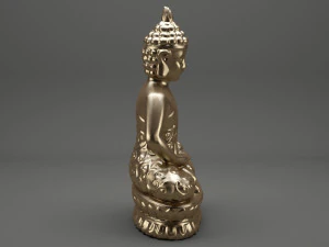 gautama buddha statue 3D Model