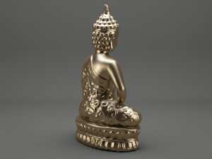 gautama buddha statue 3D 모델