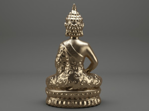 gautama buddha statue 3D 모델
