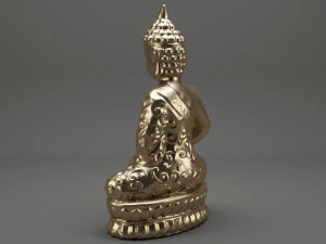 gautama buddha statue 3D Model