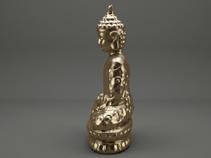 gautama buddha statue 3D 모델