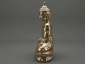 gautama buddha statue 3D Model