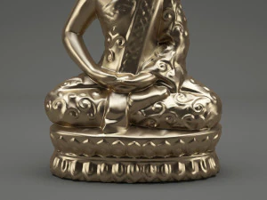 gautama buddha statue 3D Model