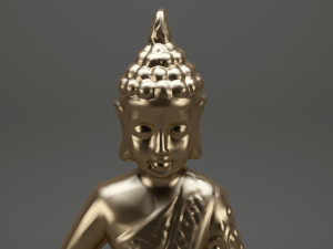 gautama buddha statue 3D 모델