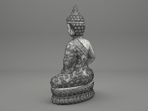 gautama buddha statue 3D 모델