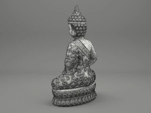 gautama buddha statue 3D Model