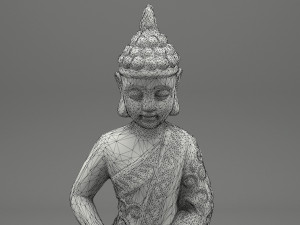 gautama buddha statue 3D 모델