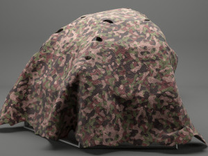 army tent 3D मॉडल