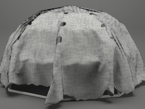 army tent 3D मॉडल