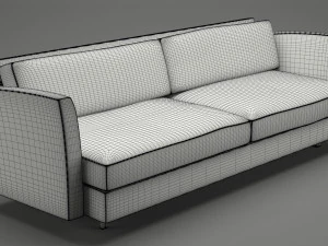 photorealistic sofa 012 3D Model