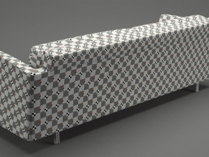 photorealistic sofa 012 3Dモデル