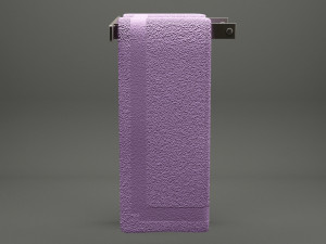 bathroom towel 01 Modelo 3D