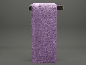 bathroom towel 01 Modelo 3D