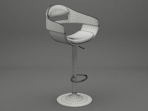 realistic chair 012 3D Model